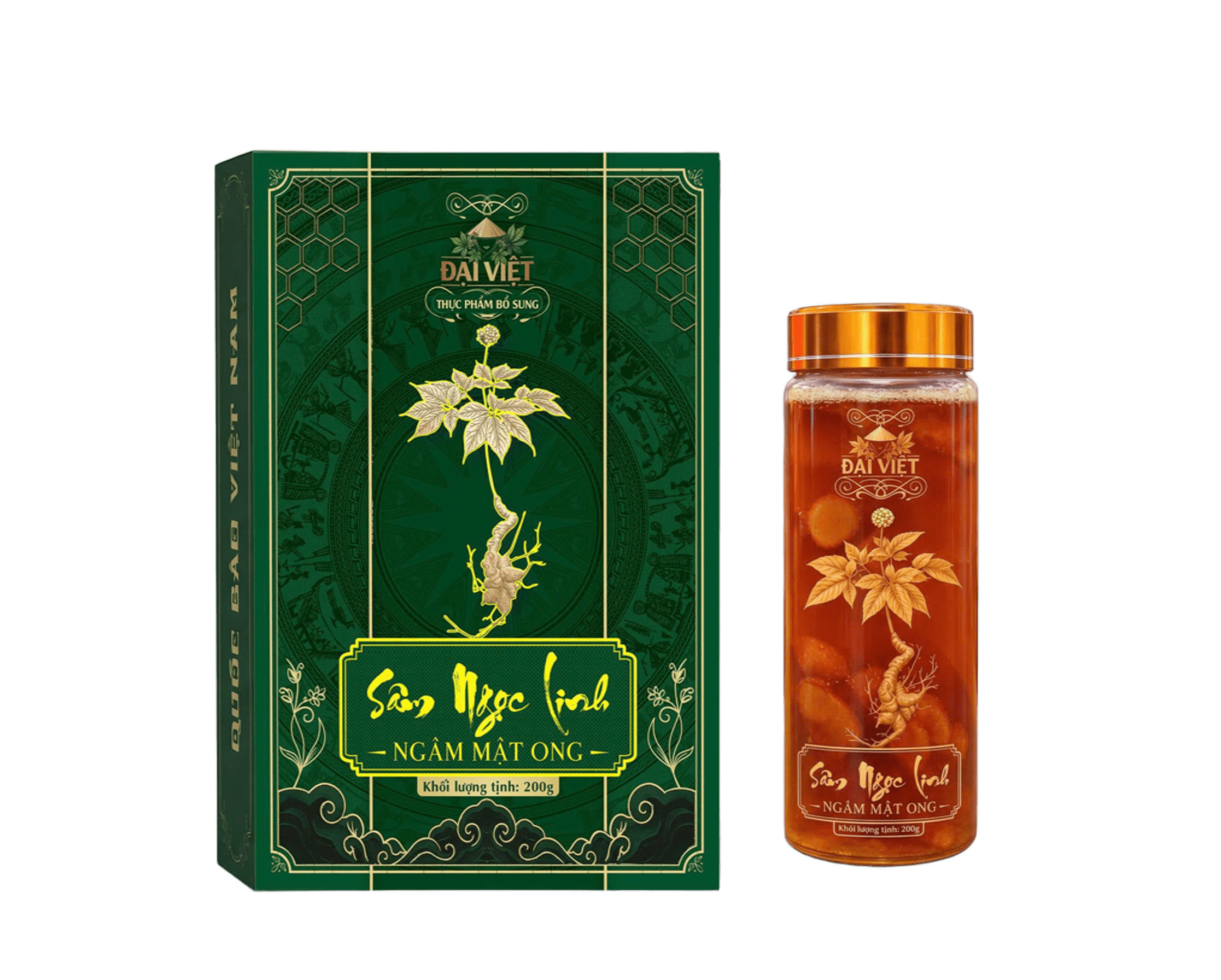 Sâm Ngọc Linh Ngâm Mật Ong