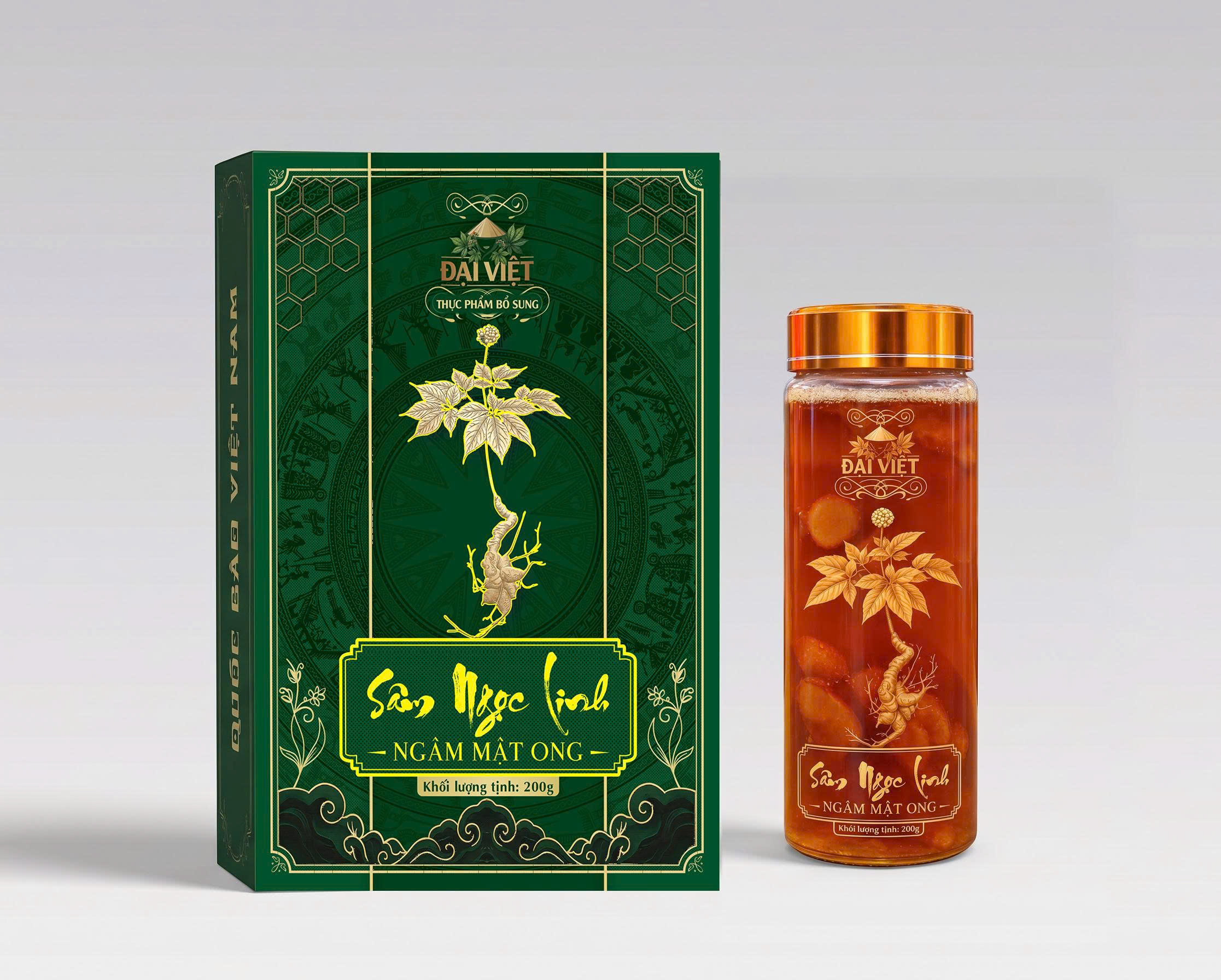 Sâm Ngọc Linh Ngâm Mật Ong Đại Việt